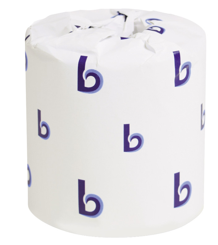 SOFT TOILET PAPER 96 Rolls In Box 500 Sheet White Tissue Boardwalk 2-Ply BULK