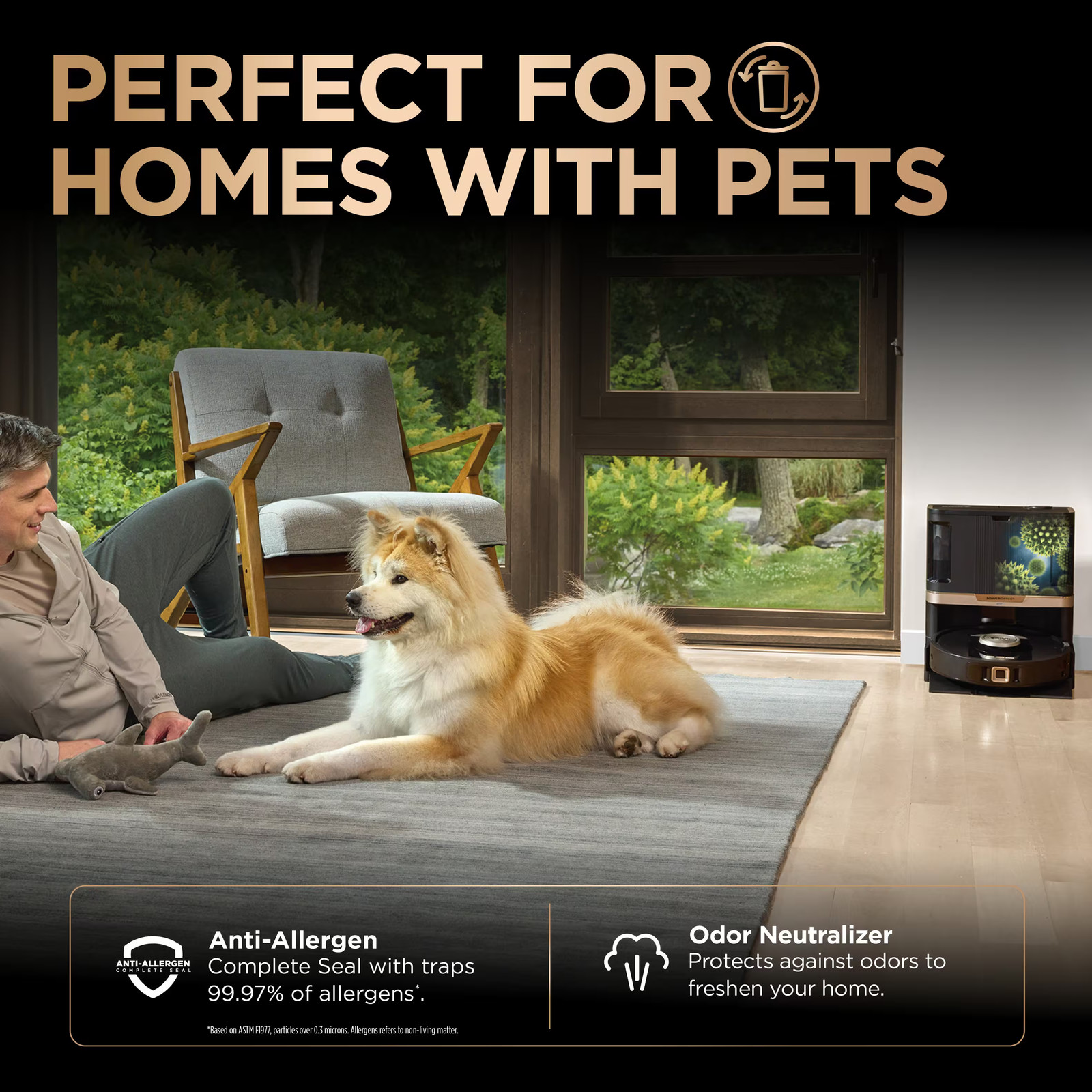 Shark – Robot Vacuum & Mop PowerDetect NeverTouch Pro, Combo, Self-Emptying &…