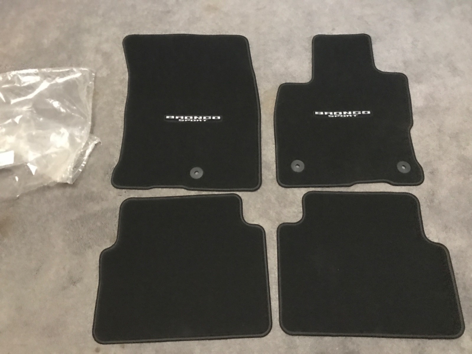 2022-2025 Ford Bronco Sport OEM Floor Mat Four Piece Set M1PB S130D00 AC3JA6