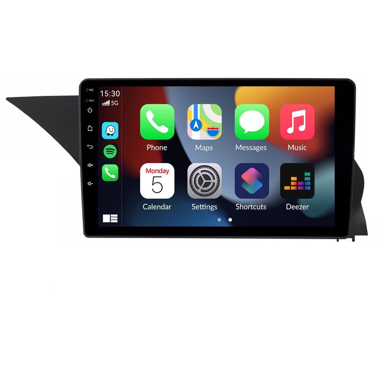 2 Din for Mercedes GLK X204 12-15 9in Wireless Carplay Android Auto w/Backup Cam