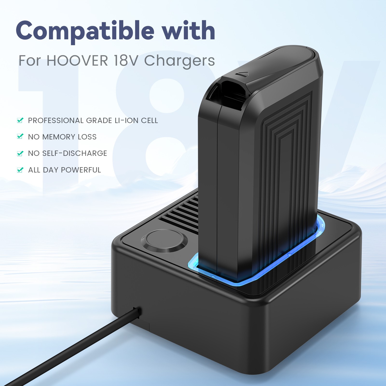 4Ah Li-ion Battery for Hoover 18V LINX BH50000 BH50010 302723001 Vacuum Cleaner