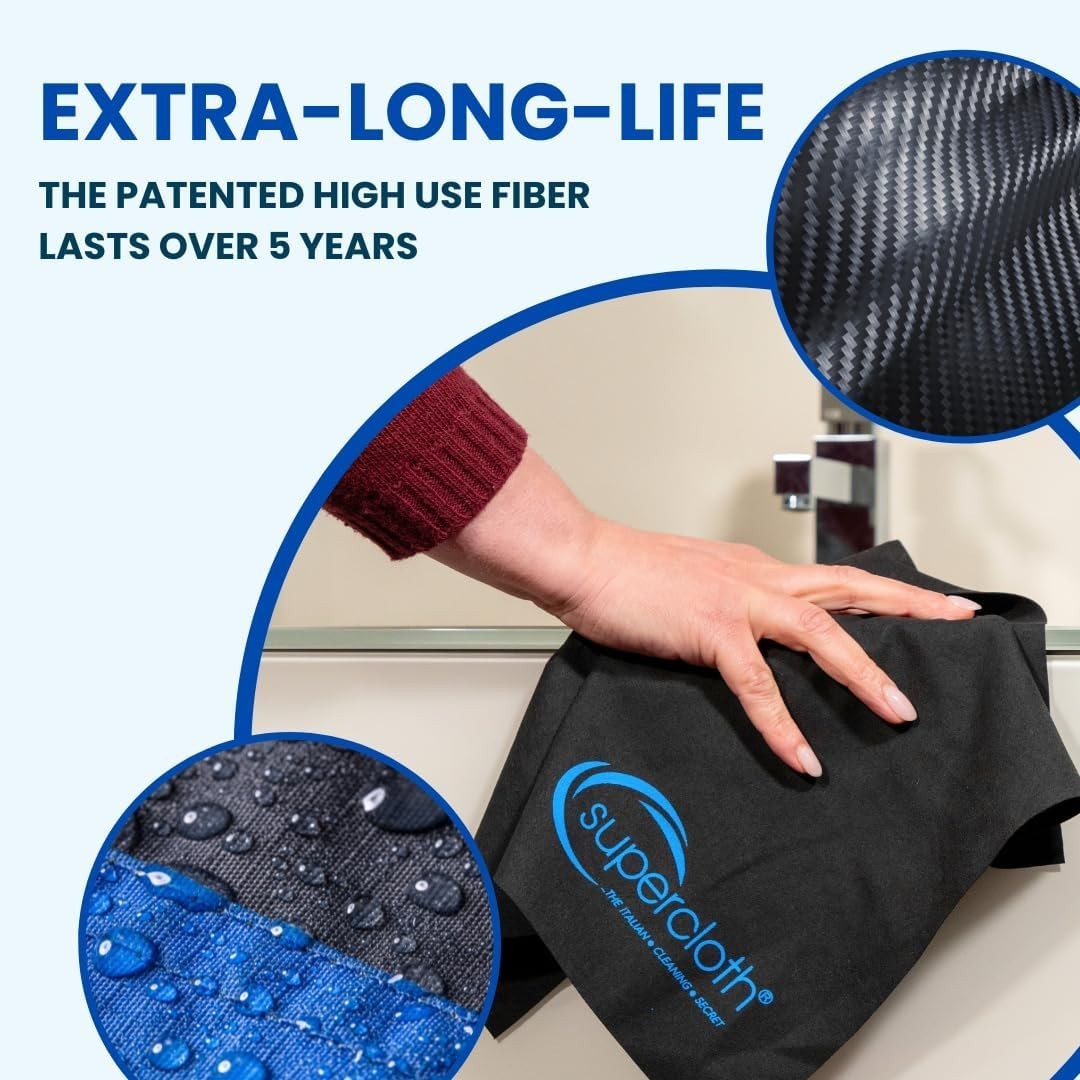 Premium Microfiber Cleaning Cloth for All-Purpose, Lasts Over 5 Years, Glasses C