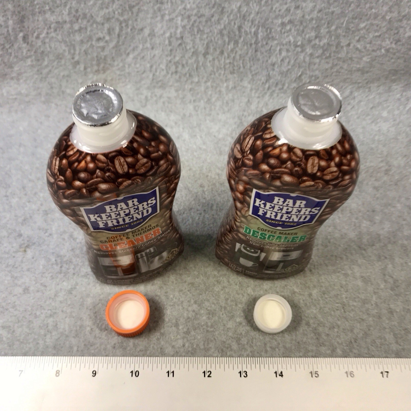 2-Set Bar Keepers Friend Coffee Maker Thermos Cleaner Descaler Concentrates 12oz