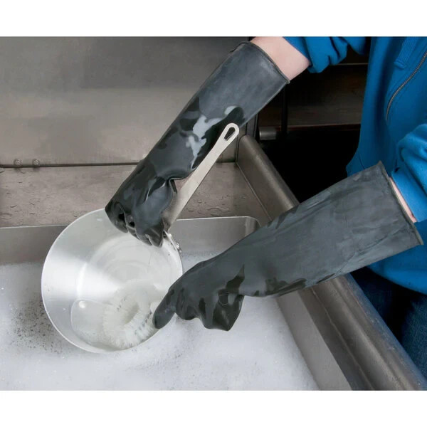 Natural Rubber Latex Gloves Size: #11 x 16″Inch *(12 Qty of Package)