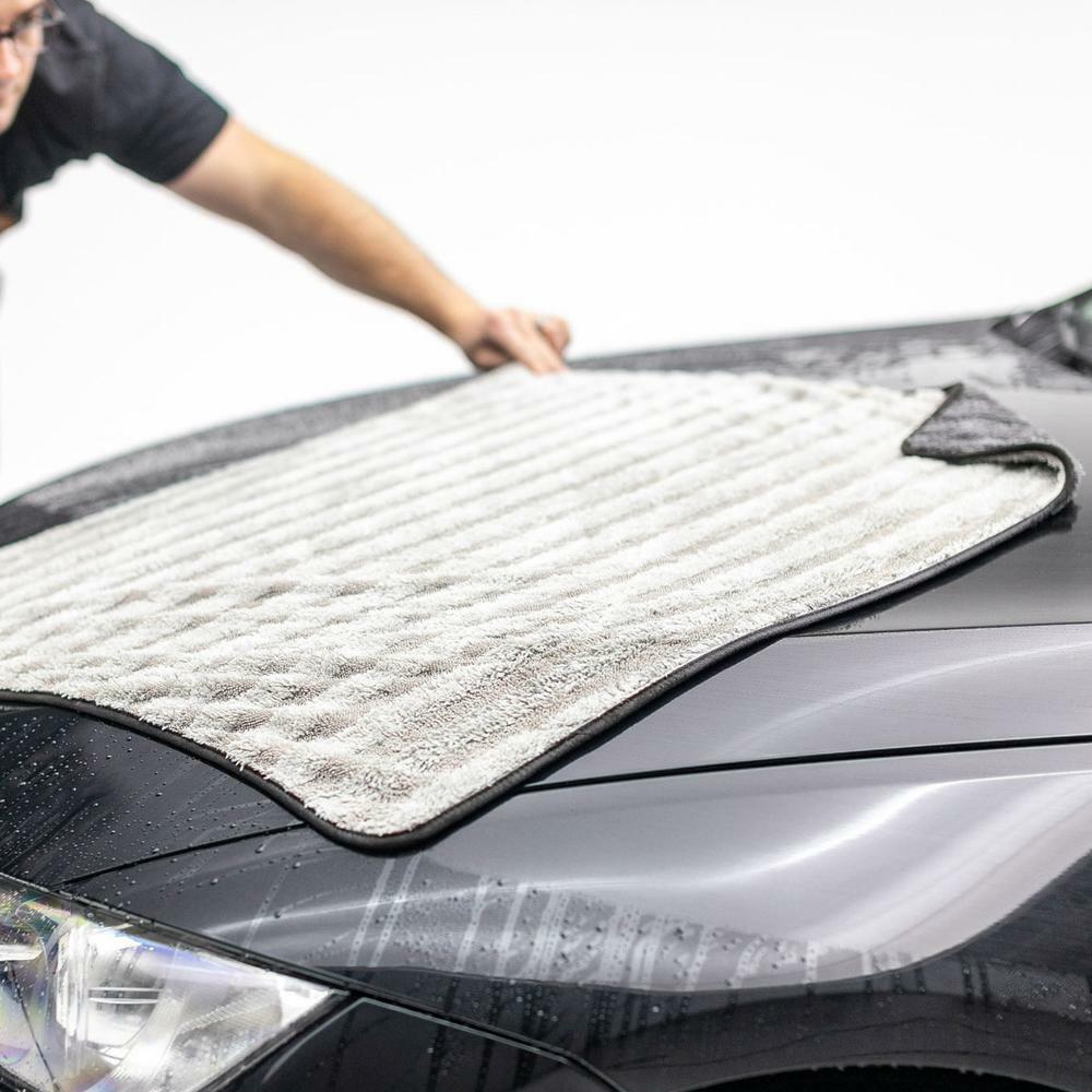 The Rag Company 12030-GAUNTLET-DRY-GRY 20″ x 30″ Hybrid Twist DRYING Towel Gray