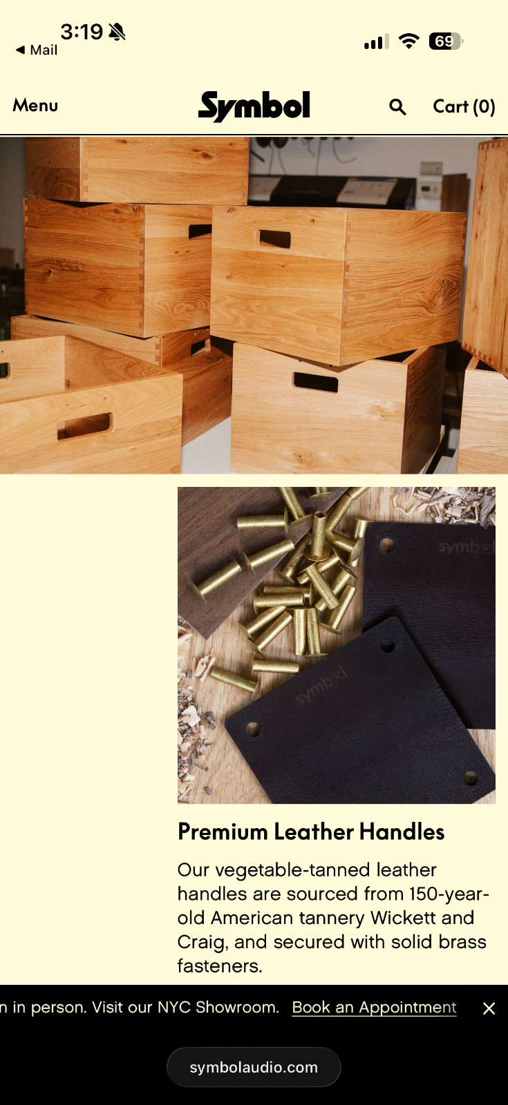 Record LP Crate, Storage Box, Solid Walnut, Dovetail Joinery, Symbol Audio