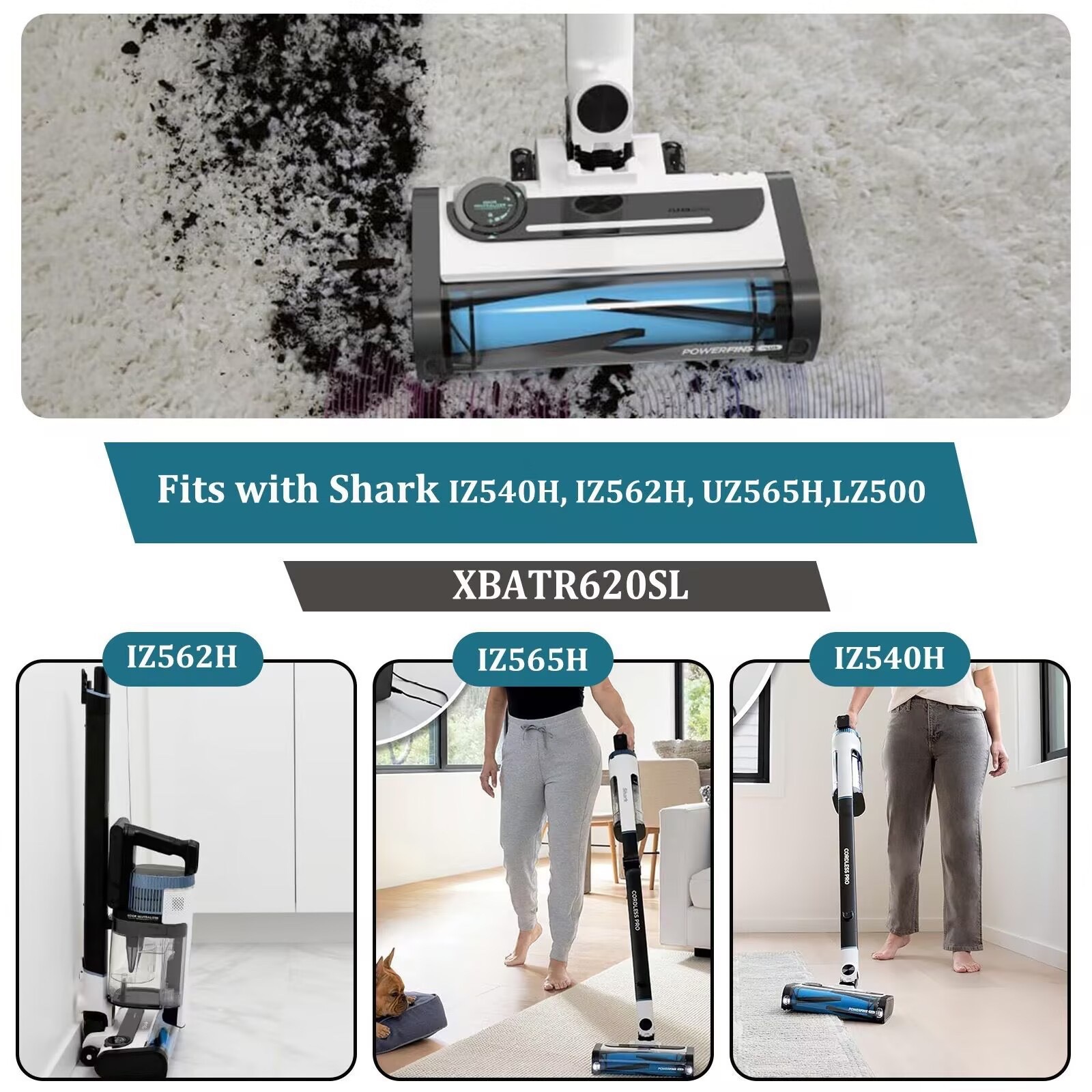 21.6V battery pack suitable for Shark XBATR620SL XBATR620SLEU vacuum cleaner