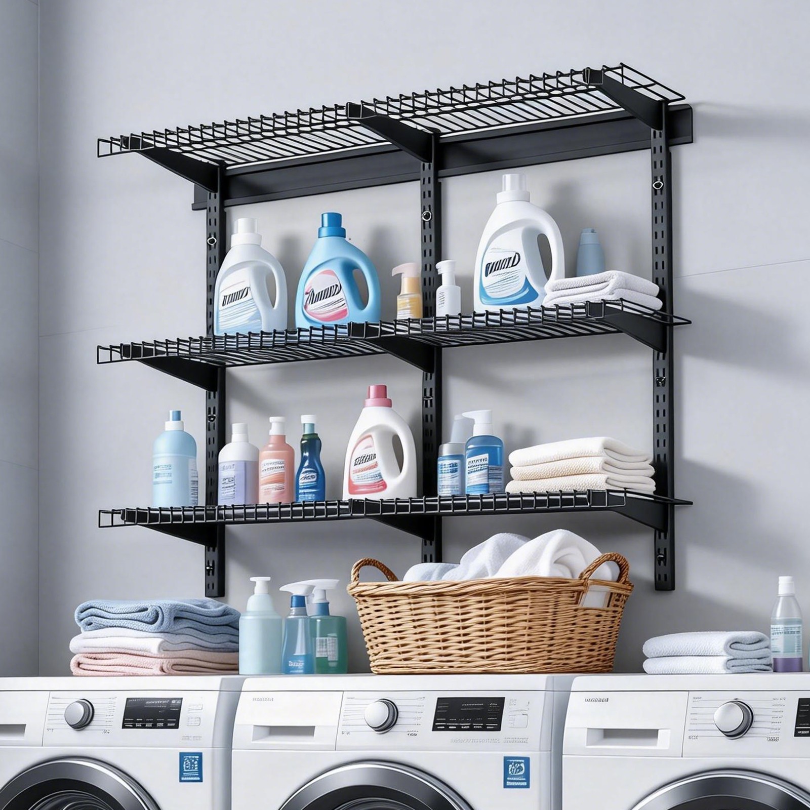 VEVOR 0.9 x 3 ft Garage Wall Shelving 450 lbs Total Wall Mounted Garage Shelving