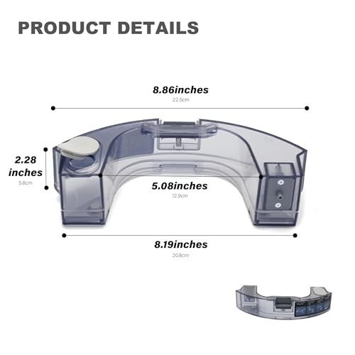 Robot Vacuum Replacement Parts Fit for MAMNV BR150/BR151, for 1pc- Watertank