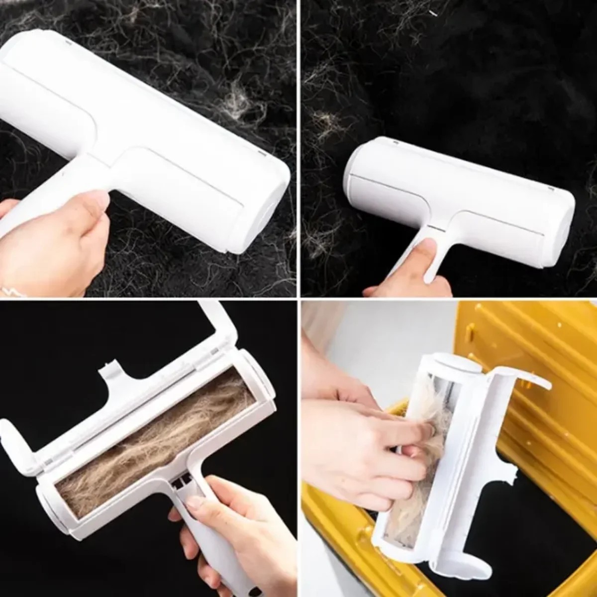 Chom Chom Roller Pet Hair Remover and Reusable Lint Roller Chomchom Cat,Dog pet