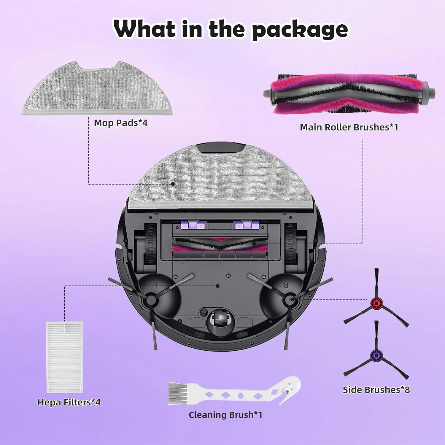 18 Pack E10S Accessories Kit Replacement Compatible with Eureka E10S / E20 plus