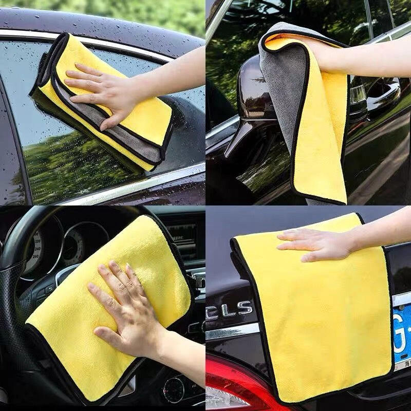 Microfiber Cleaning Cloth Towel No-Scratch Rag Car Wash Wax Polishing Detailing