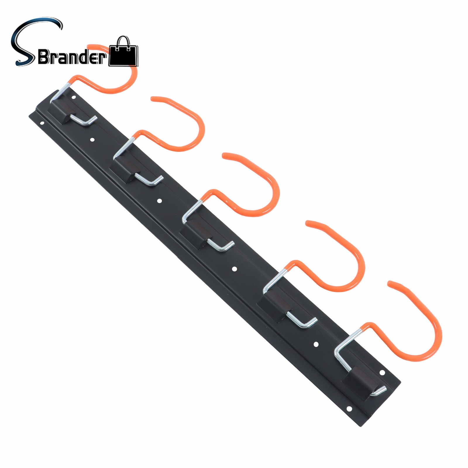 Easy To Use 68″ Storage System Adjustable Tool Organizer Hangers Shovels Brooms