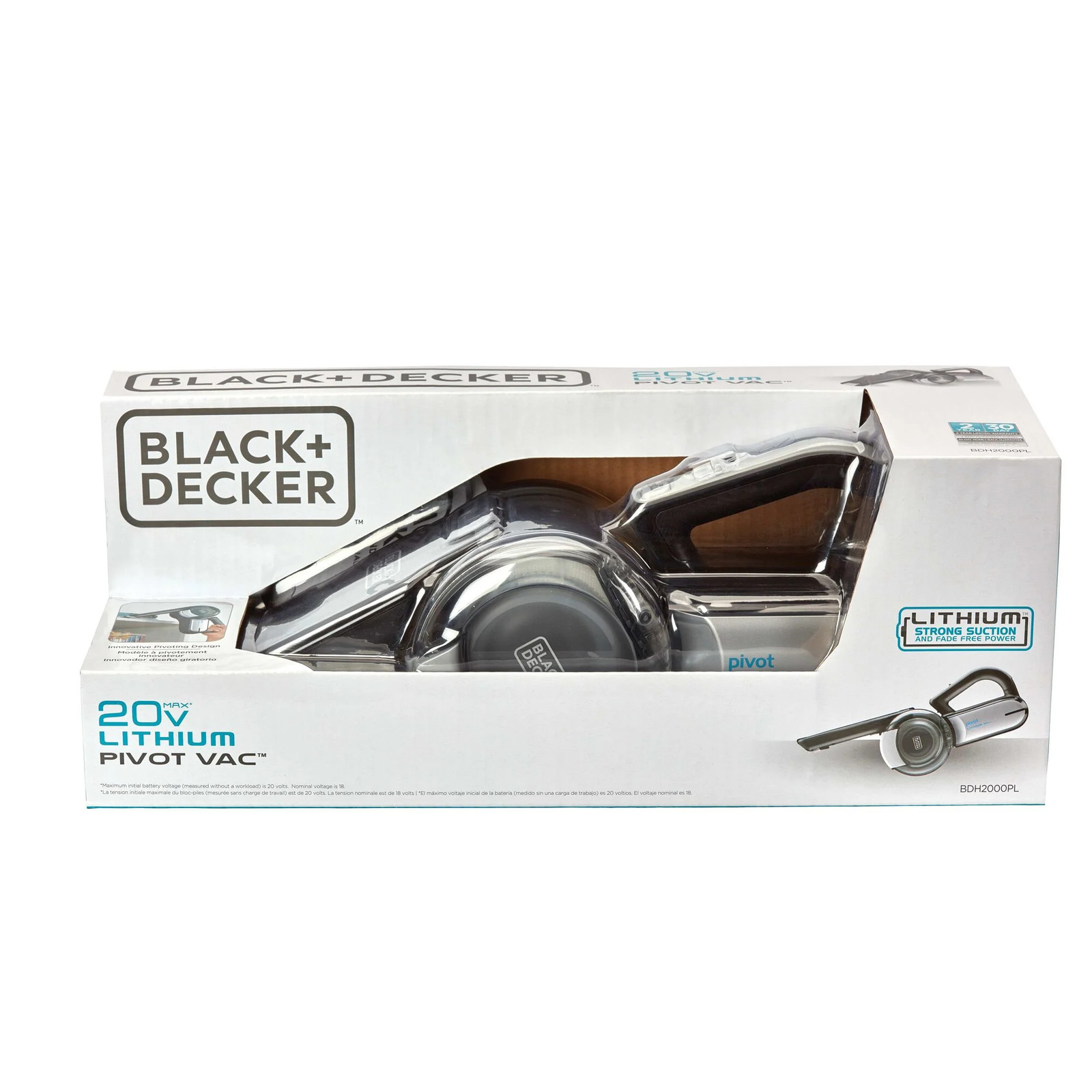 BLACK+DECKER dustbuster® PIVOT VAC™ Cordless Handheld Vacuum – BDH2000PL