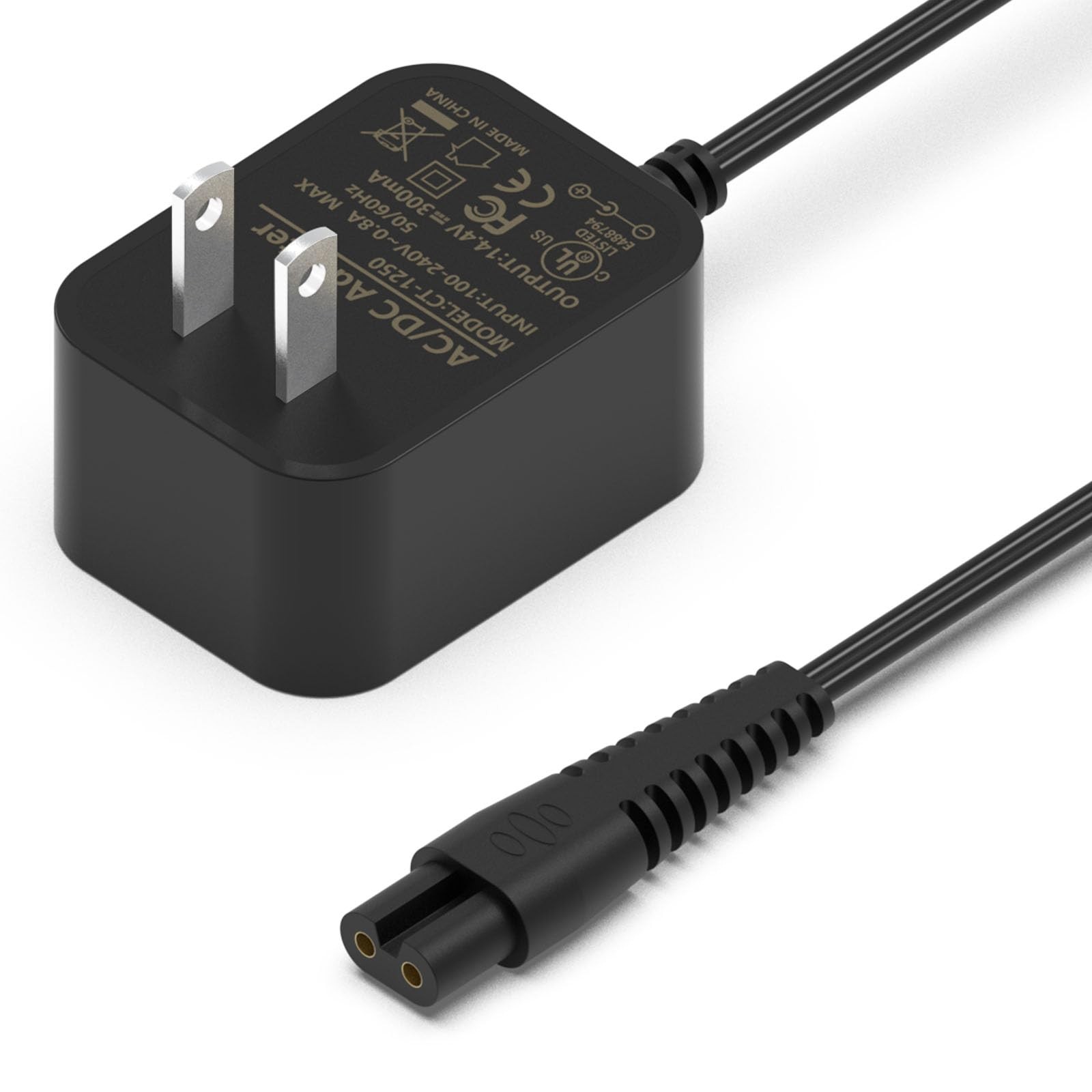 Replacement for Bissell Pet Hair Eraser Charger Charging Power Cord Black