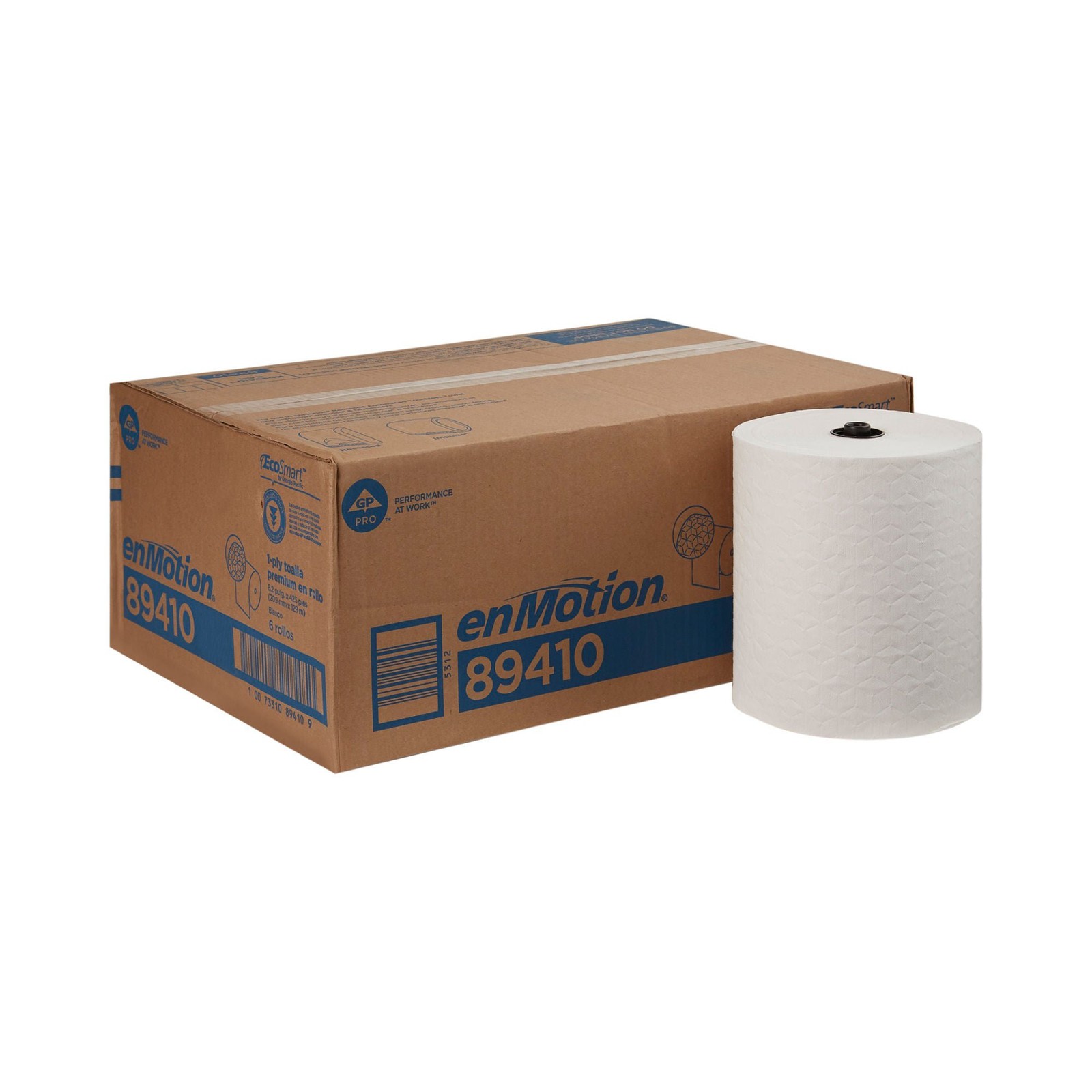 enMotion Premium Touchless Paper Towel Roll 8-1/5″ X 425′ White – 6 Rolls