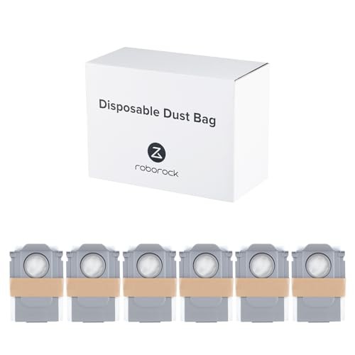 roborock 6 Packs Disposable Dust Bags for QrevoEdge2, QrevoSPro, 1-Dust Bag
