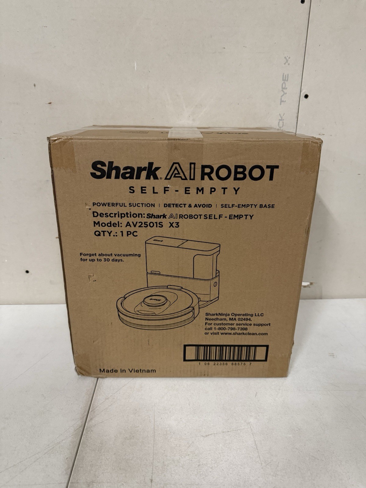 Shark AV2501S AI Ultra Robot Vacuum w/ Self Empty