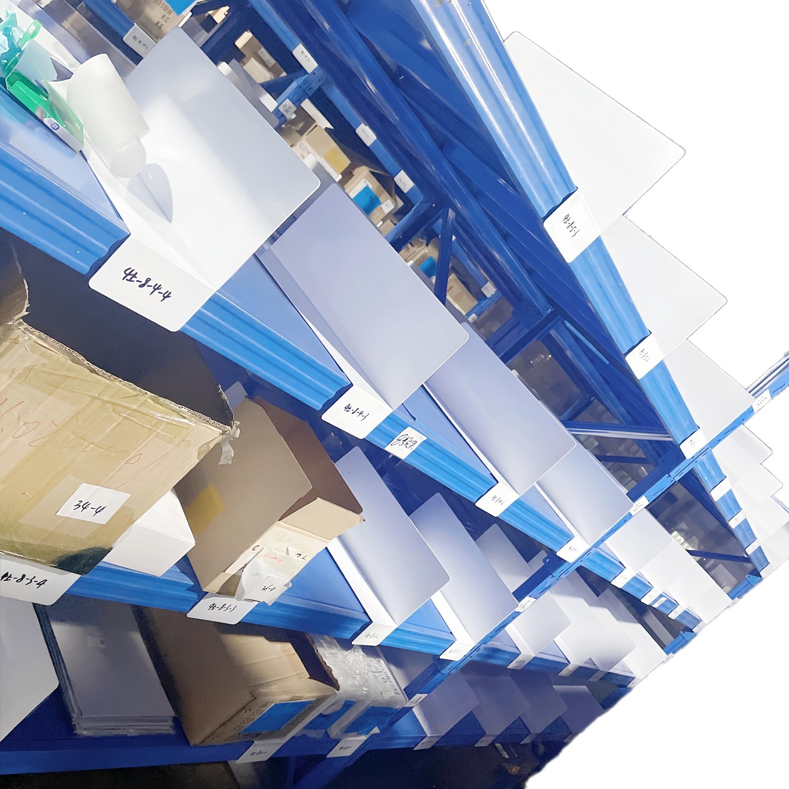 1.6MM 20 Pcs 39 * 15CM PVC Shelf Dividers for Closets Wood Shelf Separators C…