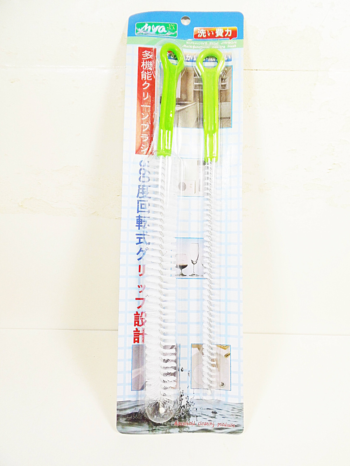 Spout Cleaning Brushes 12 inch Long Wide and Narrow Scrubbing Brush Round Tube
