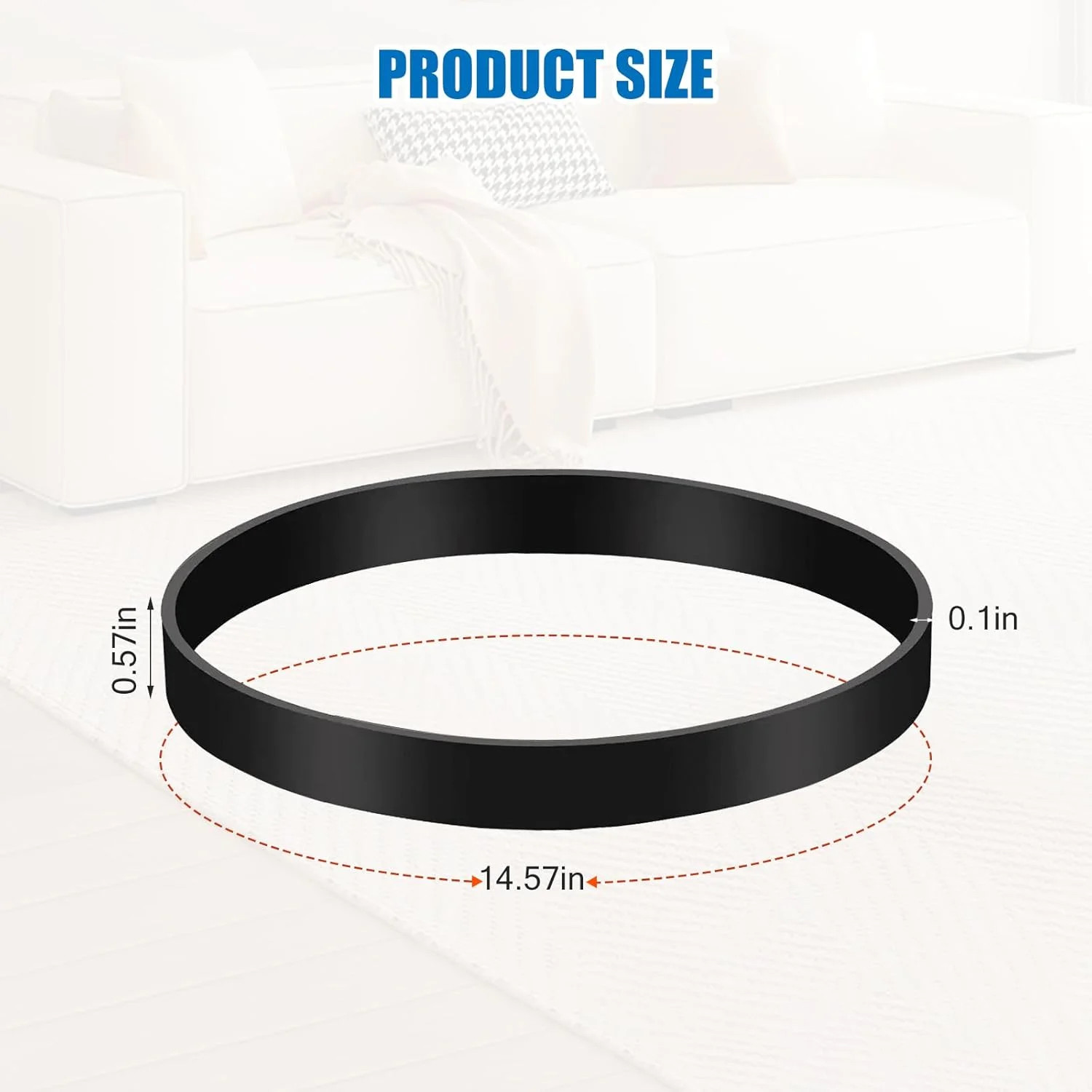 Replacement Belts for Bissell 3198, 3198A, 3197, 3197A, 3196, 3195 Series CleanV