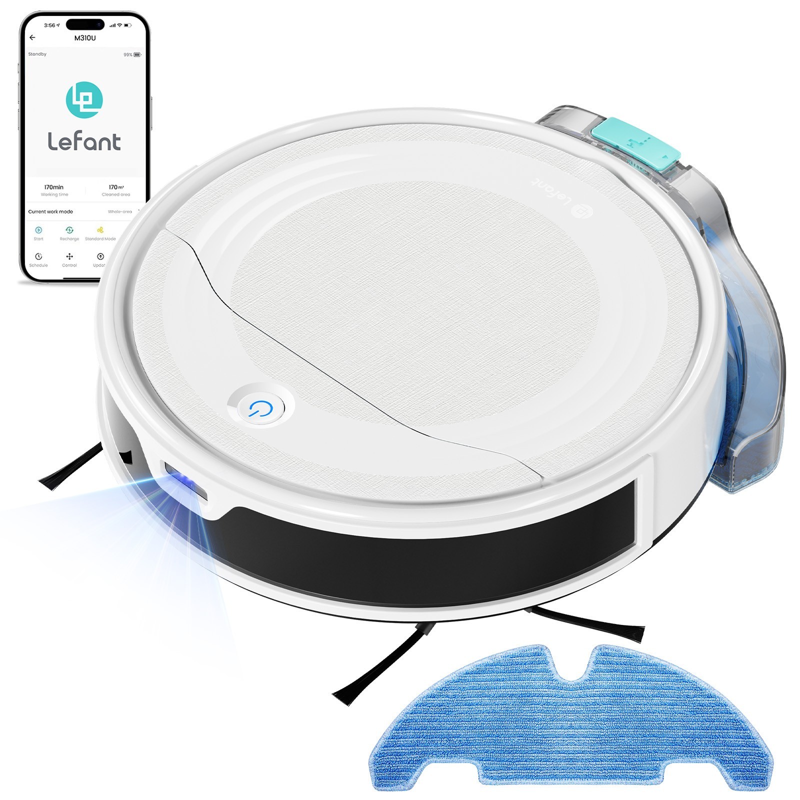 Lefant Robot Vacuum Cleaner Powerful suction 7000Pa M310 Ultra