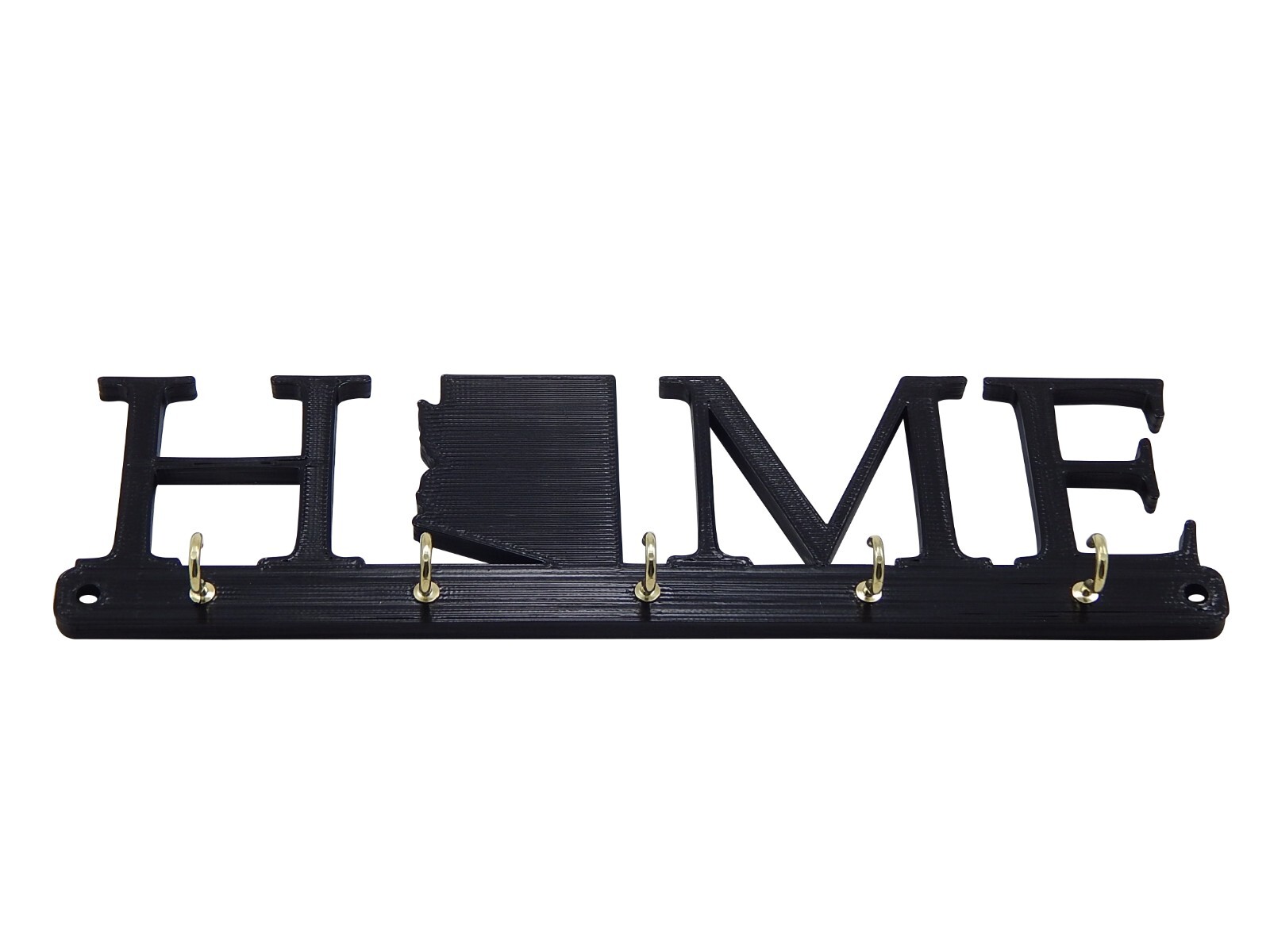 Arizona Home State Shape Key Holder Hanger Rack Housewarming Gift Wall Decor