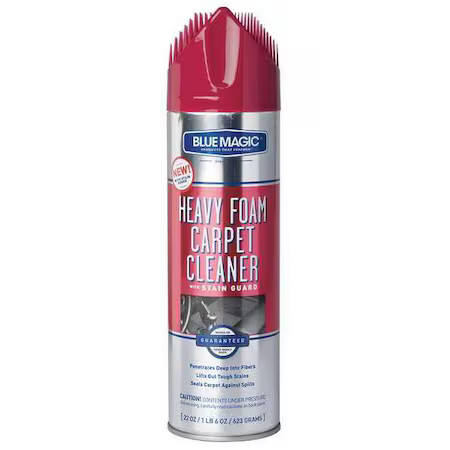 Blue Magic 912-06 Foam Carpet Cleaner W/Stain Guard, 22 Oz