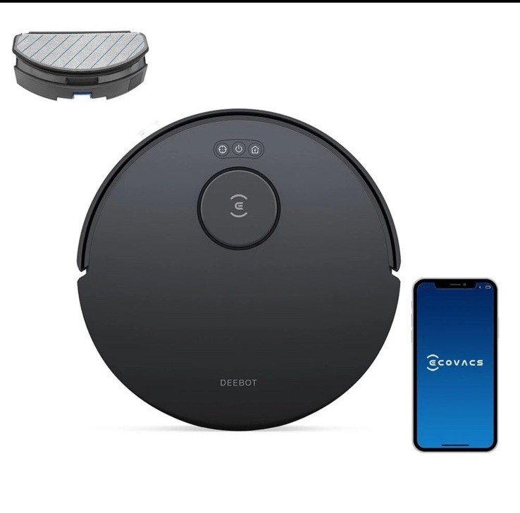 ECOVACS DEEBOT N20 PRO Robot Vacuum & Mop – Black New * Read Description*