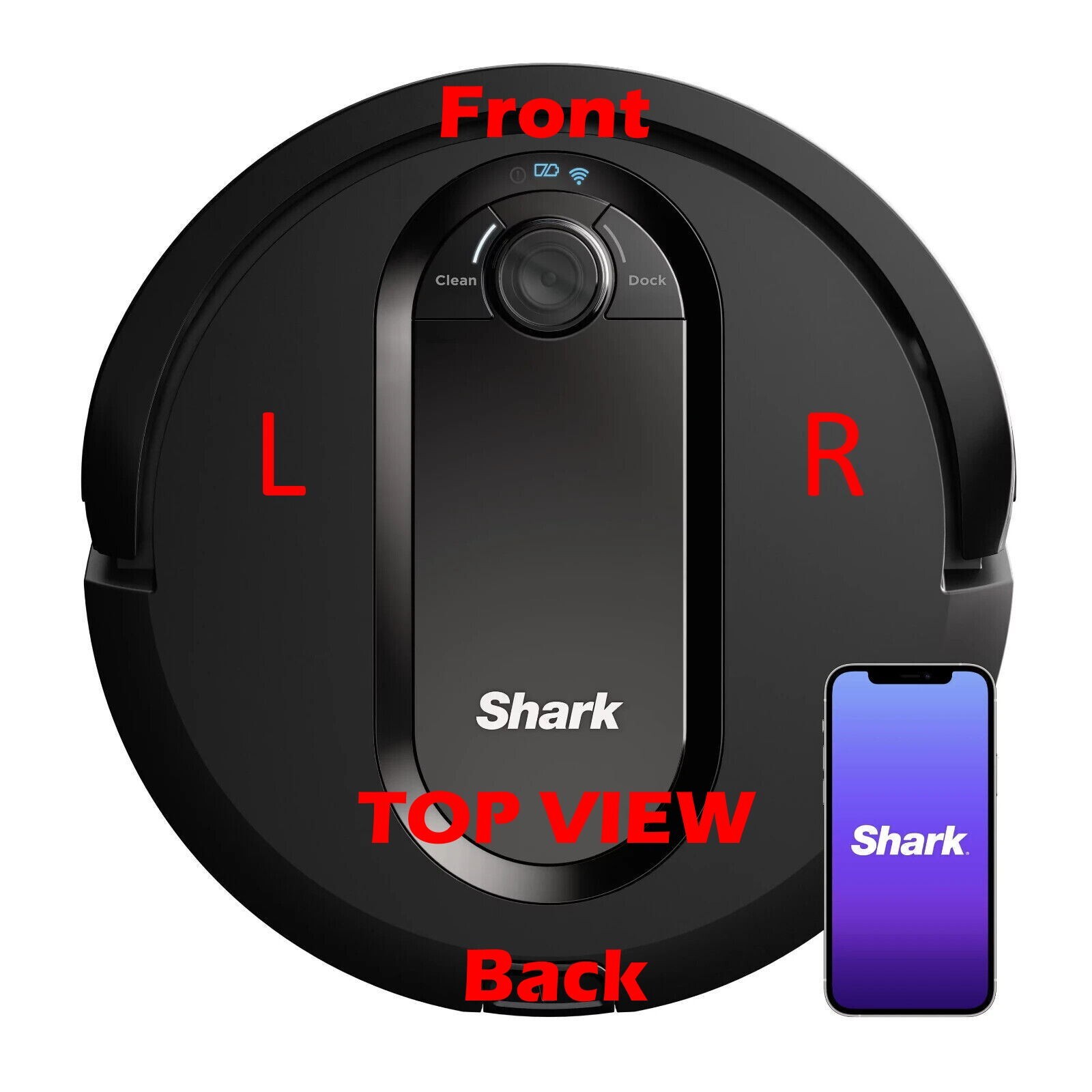 Shark Robot Vacuum Replacement RIGHT Side Wheel Motor w/ Spring