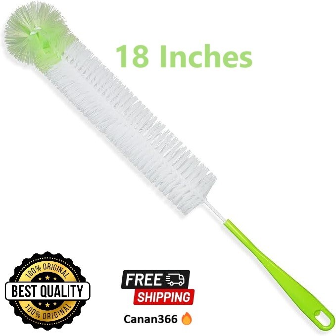Likee Super-Long 18″ Bottle Cleaning Brush, Extra-Large 2.5” Wide Cleaner, Flexi