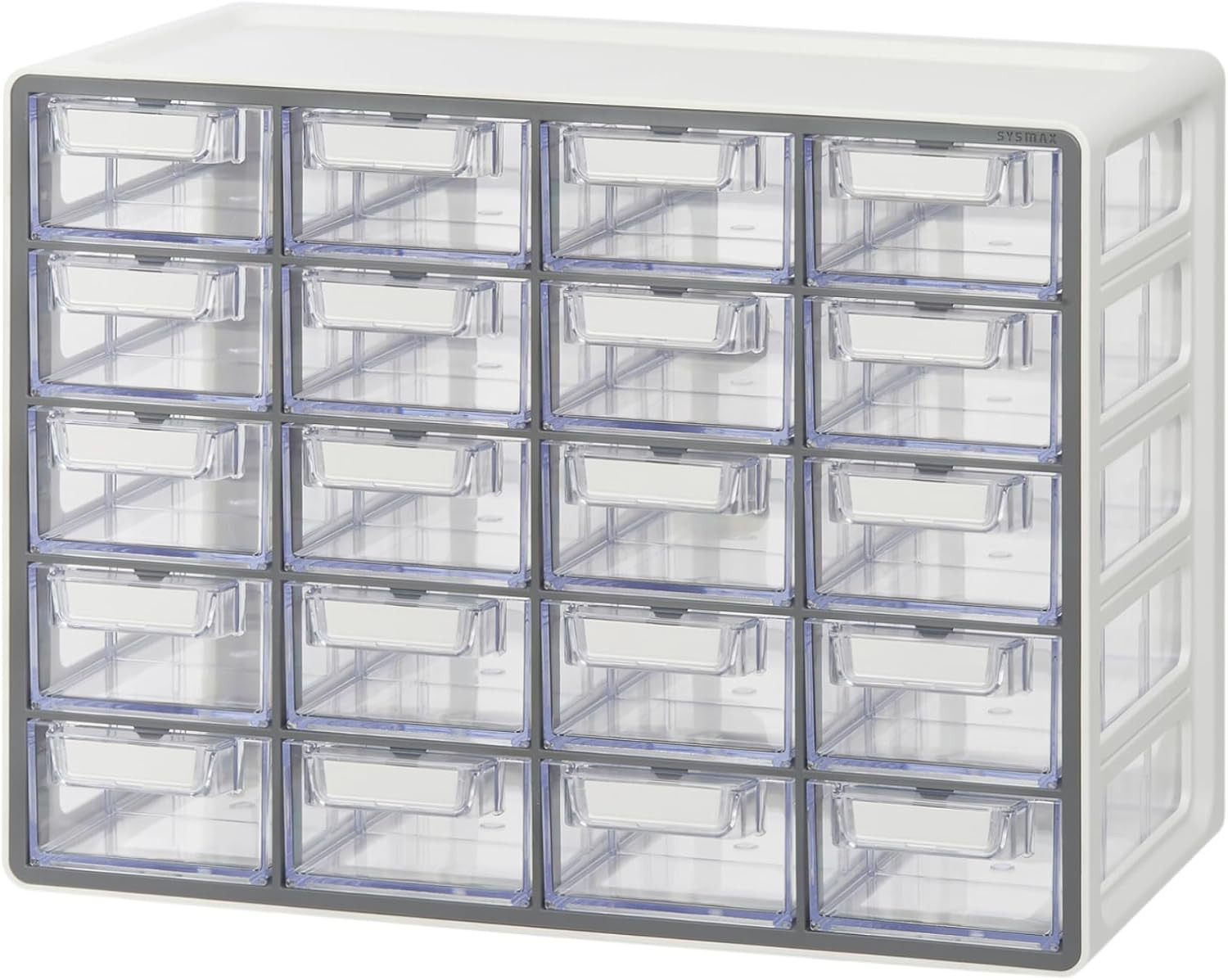 Medium 16-Drawer Cabinet – Stackable Clear Organizer for Hardware, Beads, Plasti