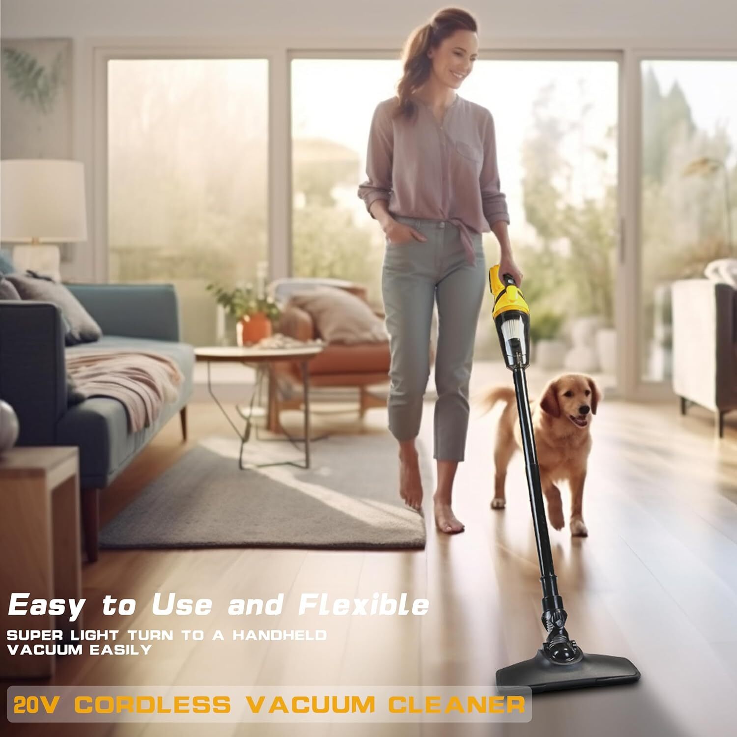 Vacuum Cleaner for DEWALT 20VMAX Batteries, Cordless Handheld Stick No Batterie