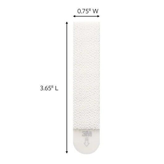4 Large Command Brand Picture Hanging Strips 2 Pairs 3M Damage Free Strip 3.65″