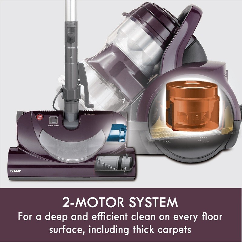 Kenmore Bagless Compact Canister Vacuum Cleaner Pet Friendly Vac 2.1L Capacity