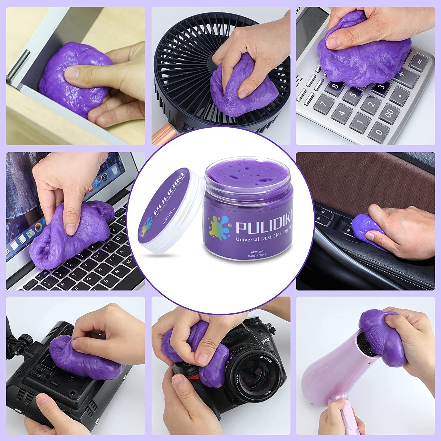 ‎PULIDIKI Cleaning Gel for Car, Removal Putty Cleaning Keyboard Cleaner
