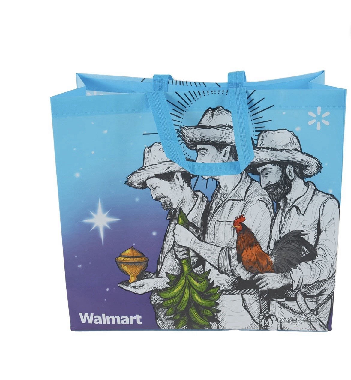 Puerto Rico Limited Edition Reusable “Reyes Magos Jibaros ’ Walmart Shopping Bag