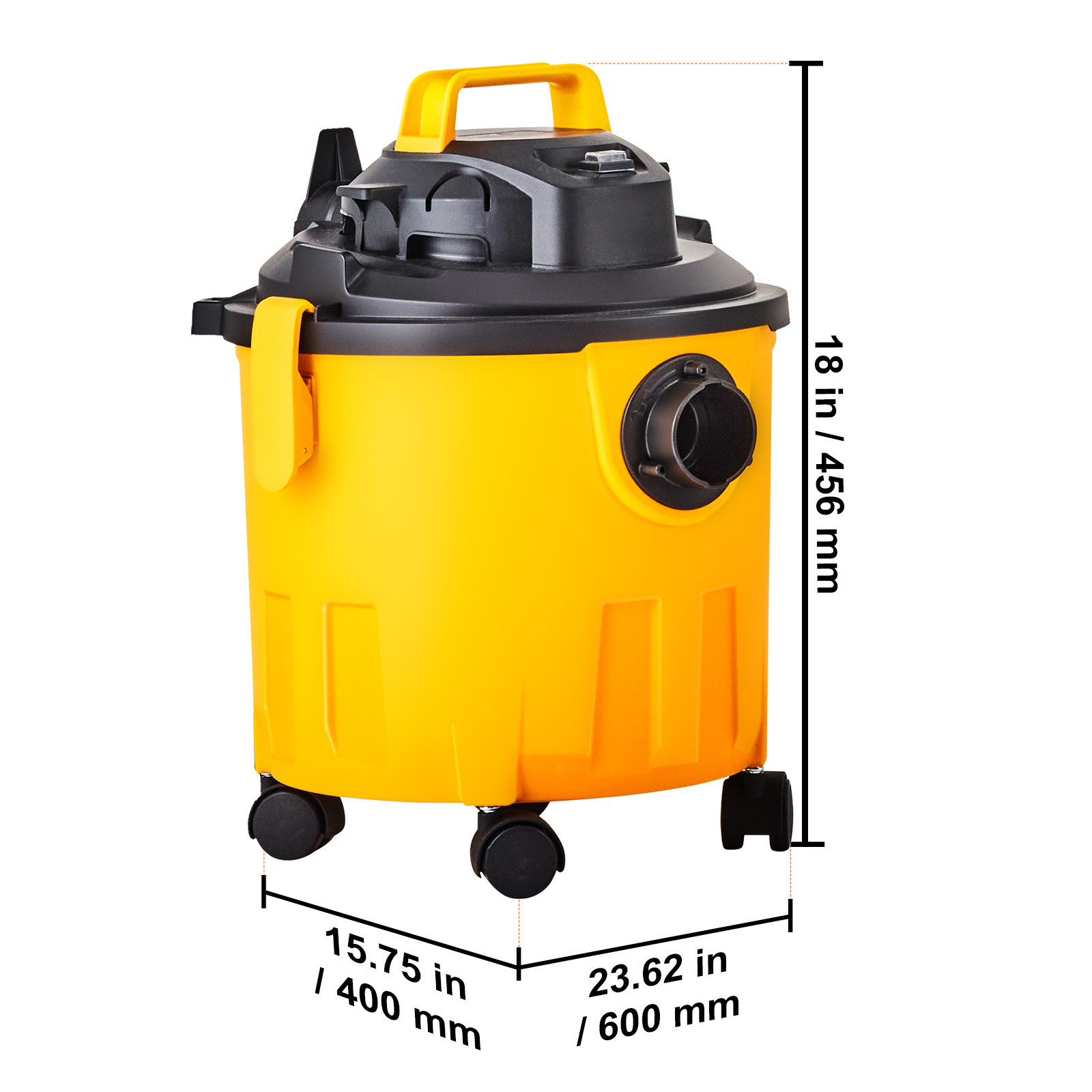 VEVOR Wet Dry Shop Vac Vacuum 5 Gallon 6 Peak HP Cleaner 2in1 Portable Blower