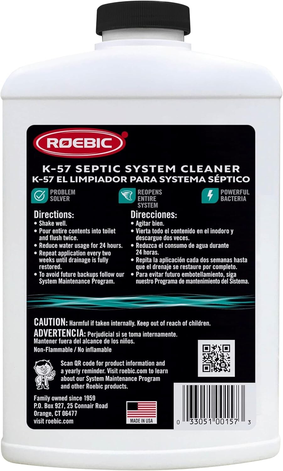 Biodegradable 32oz Cleaner – Digest Paper & Restore Your Septic System Quickly