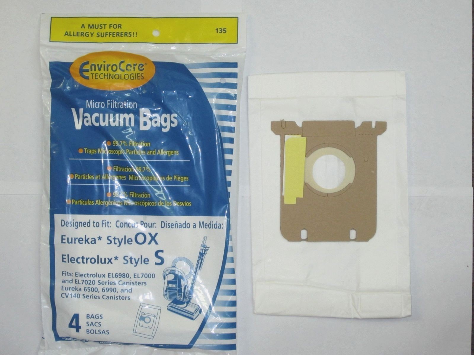 12 Bags for Electrolux Harmony Eureka Oxygen Vacuum OX