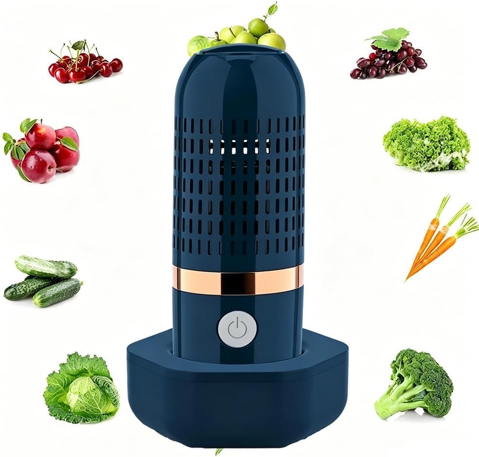 Portable Produce Cleaner Wireless Rechargeable Fruit and Produce Washing Mac