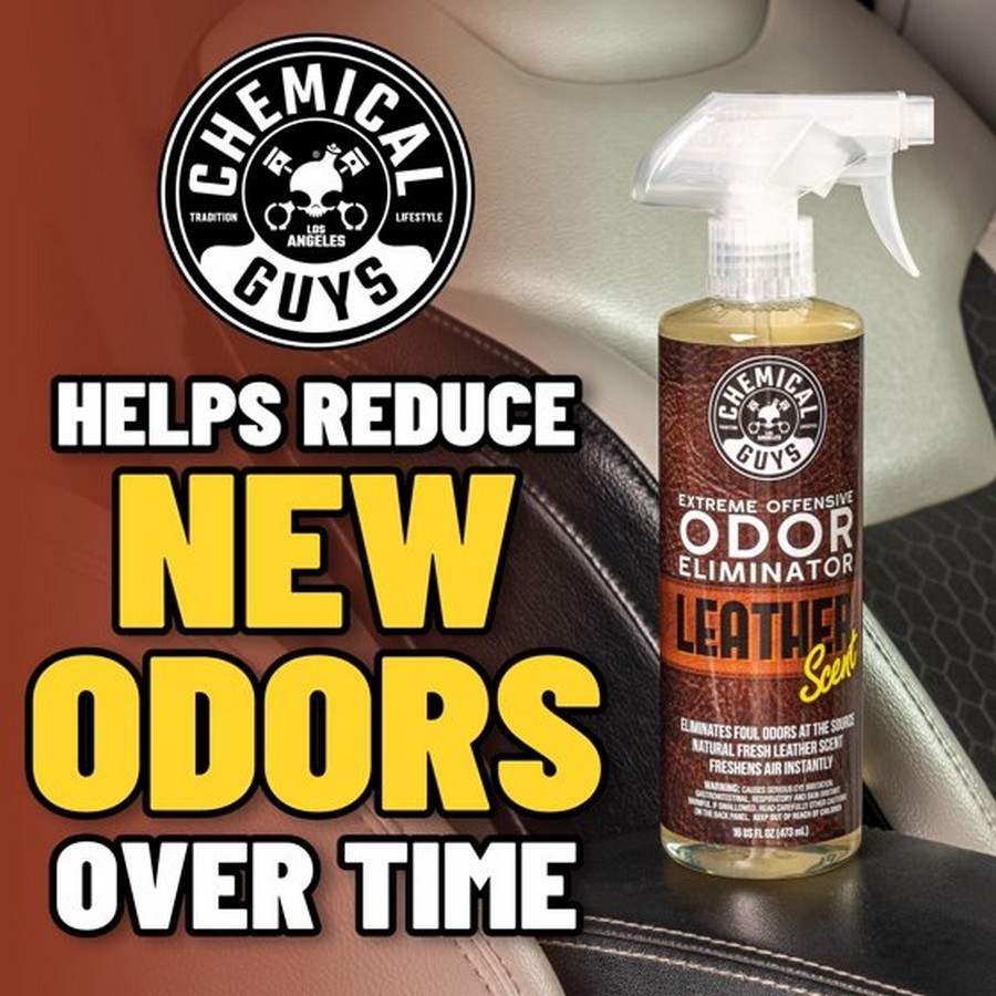 Chemical Guys Extreme Offensive Odor Eliminator Leather Scent (16 oz) US
