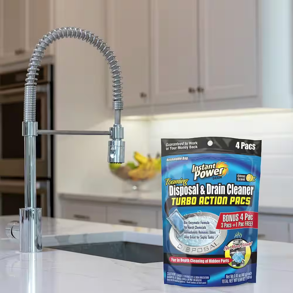Foaming Disposal and Drain Cleaner 4-Pack