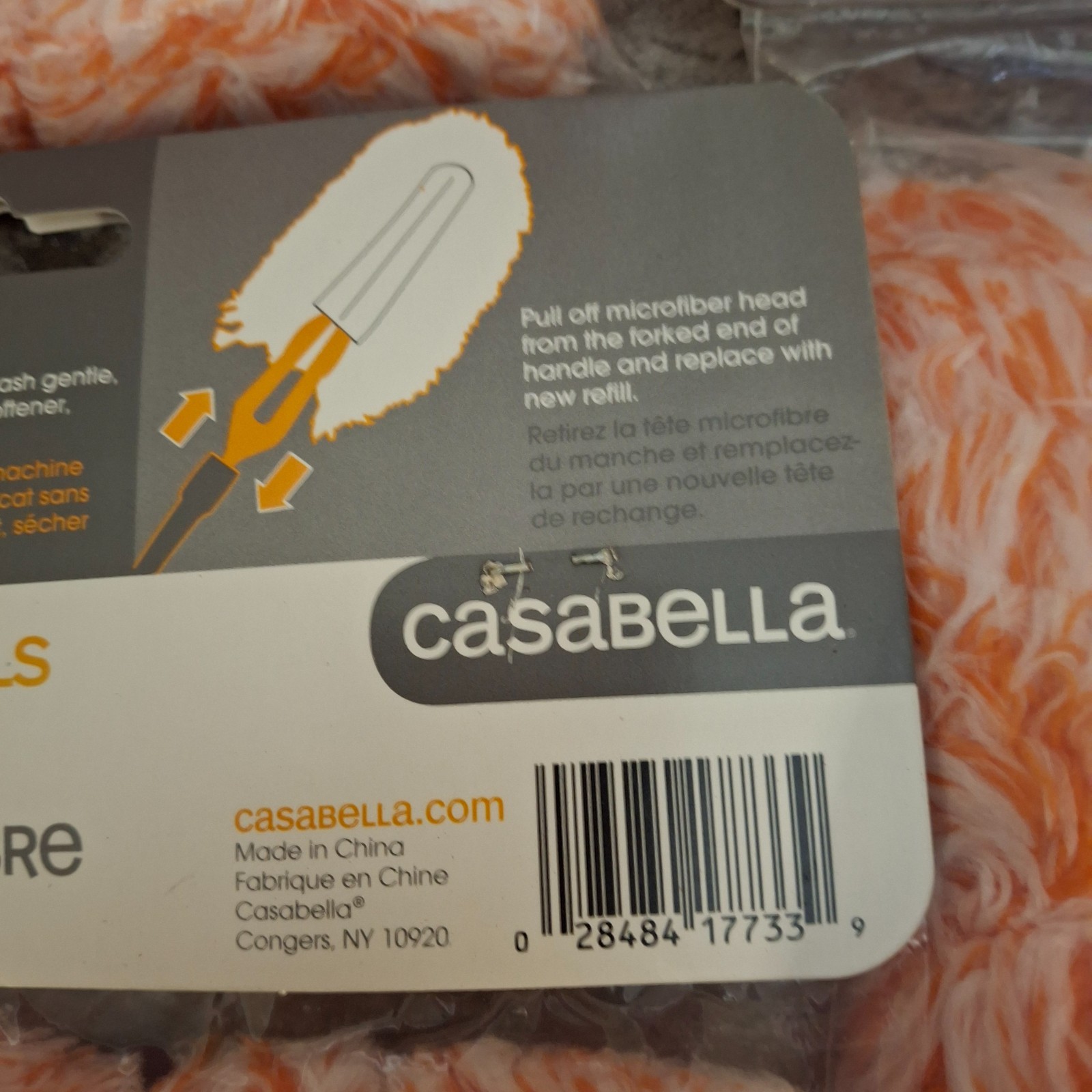 Casabella Microfiber Duster Refill 12-Pack 24-Pcs Lot Replacement Bundle