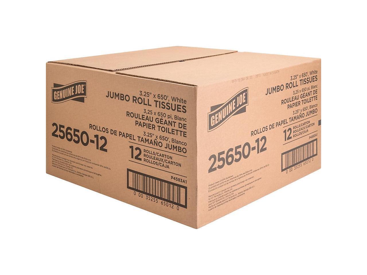 Genuine Joe 2-ply Jumbo Roll Dispensor Bath Tissue