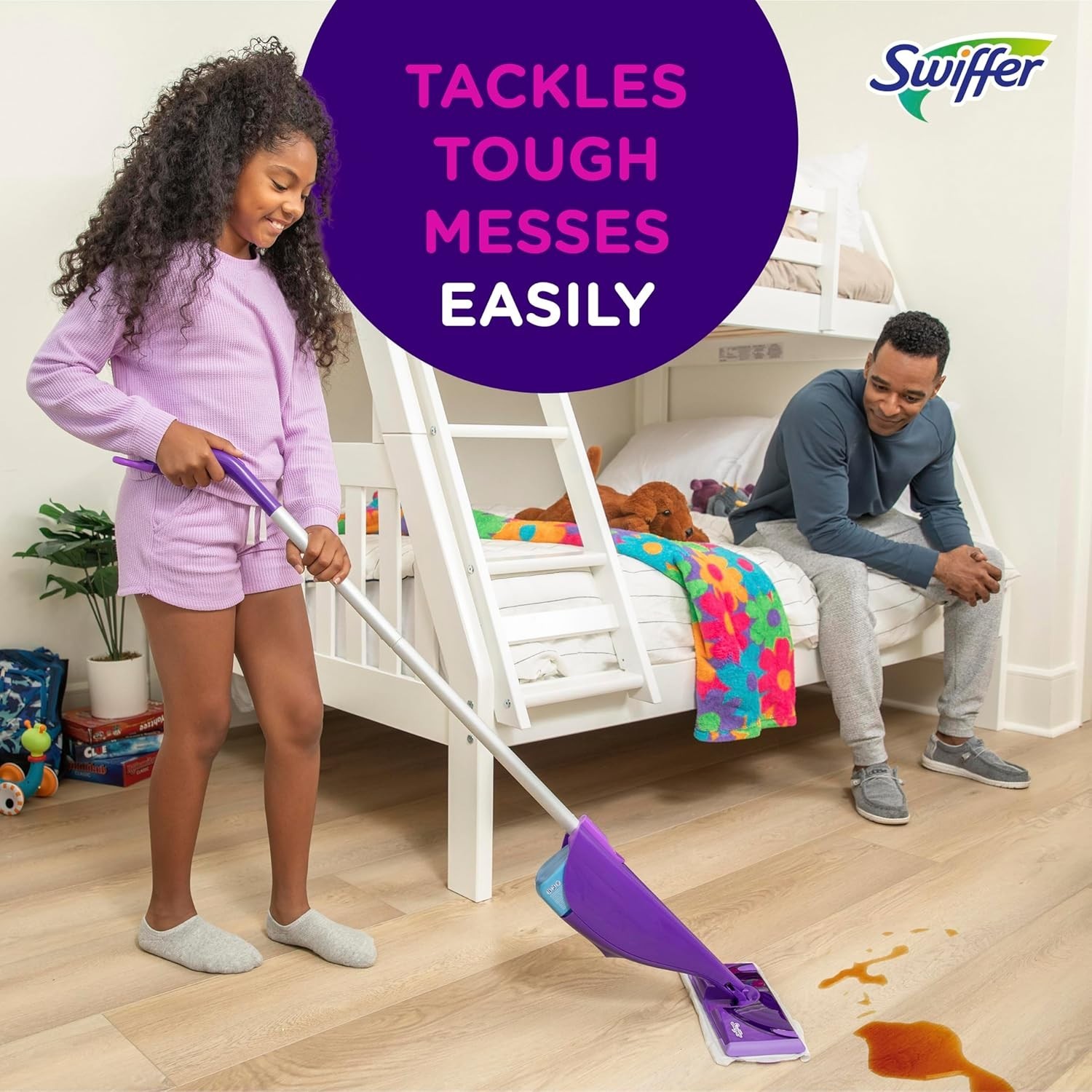 Swiffer WetJet Hardwood Floor Cleaner Refill Pads, 24 Count, Multi-Surface