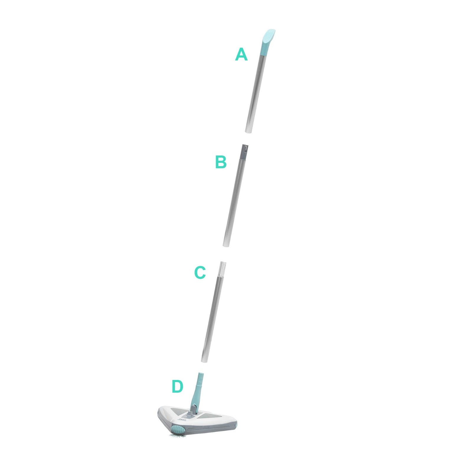 Lightweight 2026 Sweeper – Perfect for Short Carpet, Hardwood & Tile, Triangular