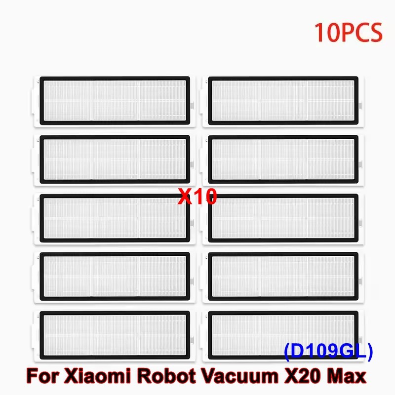 Replacement Kits For Xiaomi Robot Vacuum X20 Max Brushes Filter Mop Cloth Parts
