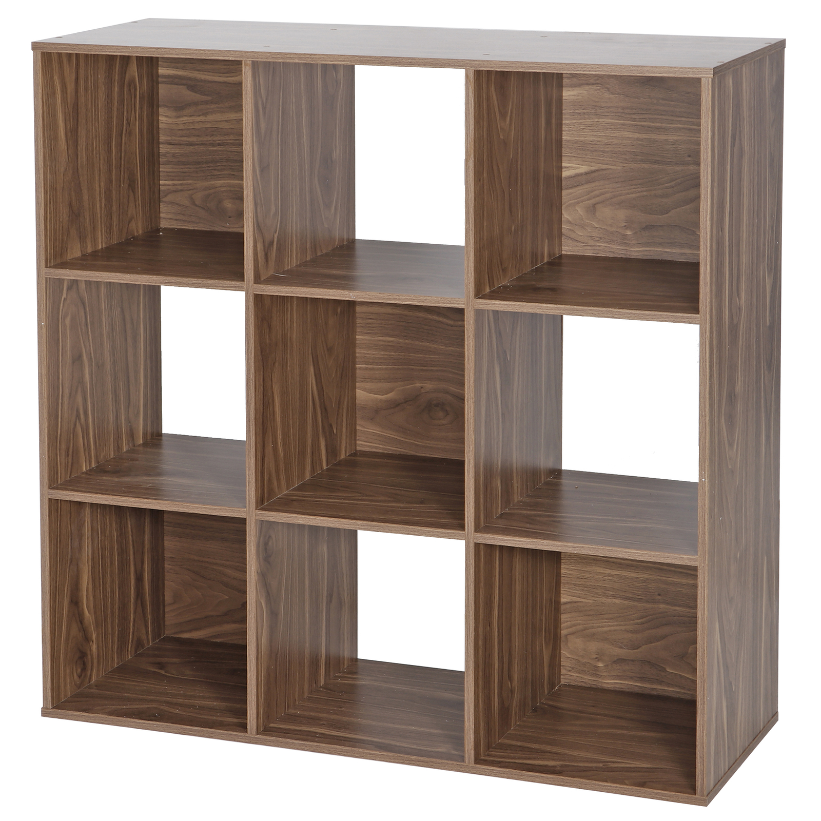 9-Cube Closet Organizer Storage Shelves Save Space Indoor Study Bookshelves