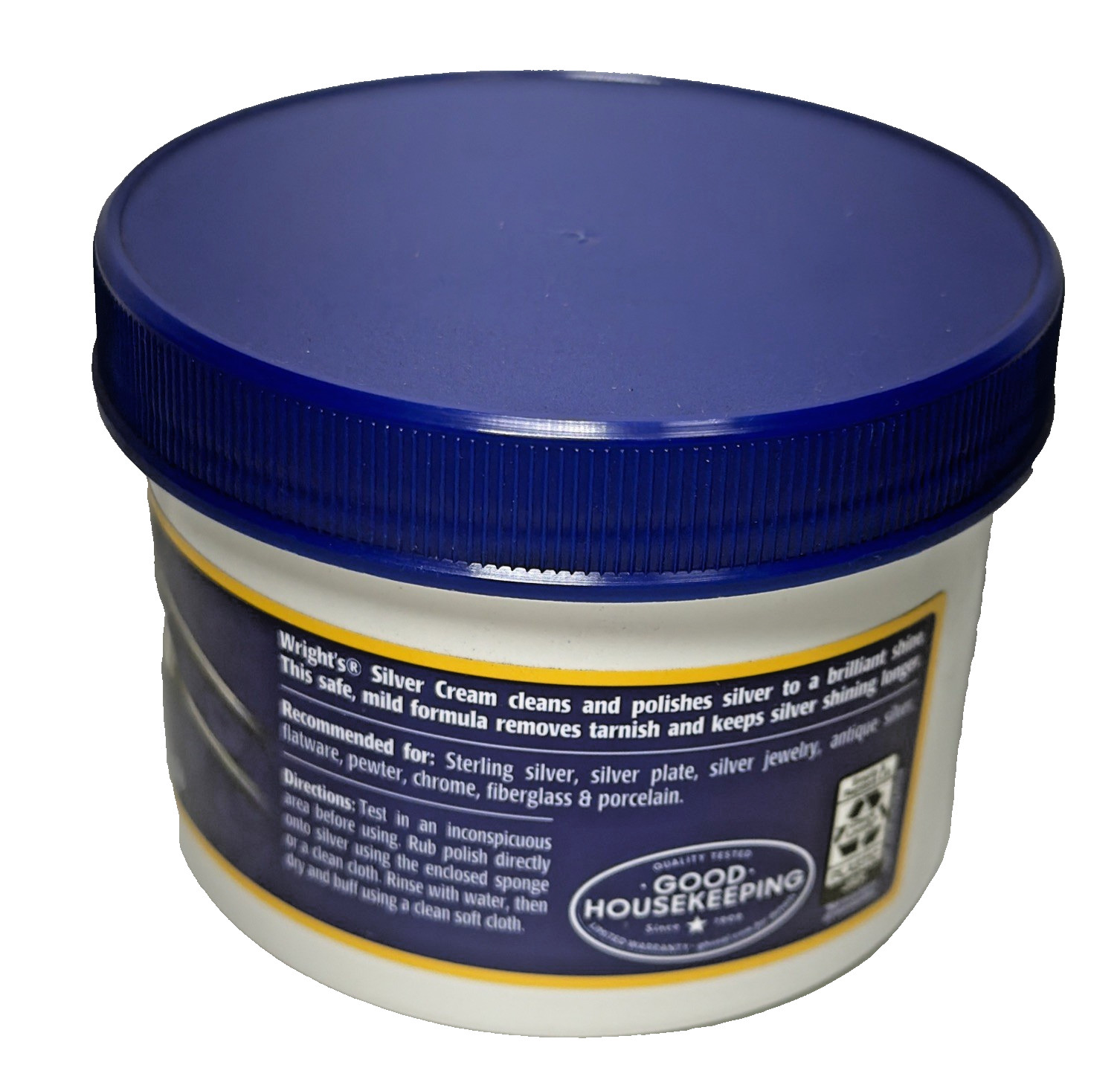 Wright’s Silver Polish Cleaning Cream Shines Restore Metal Cleaner (2) 8 OZ Jars